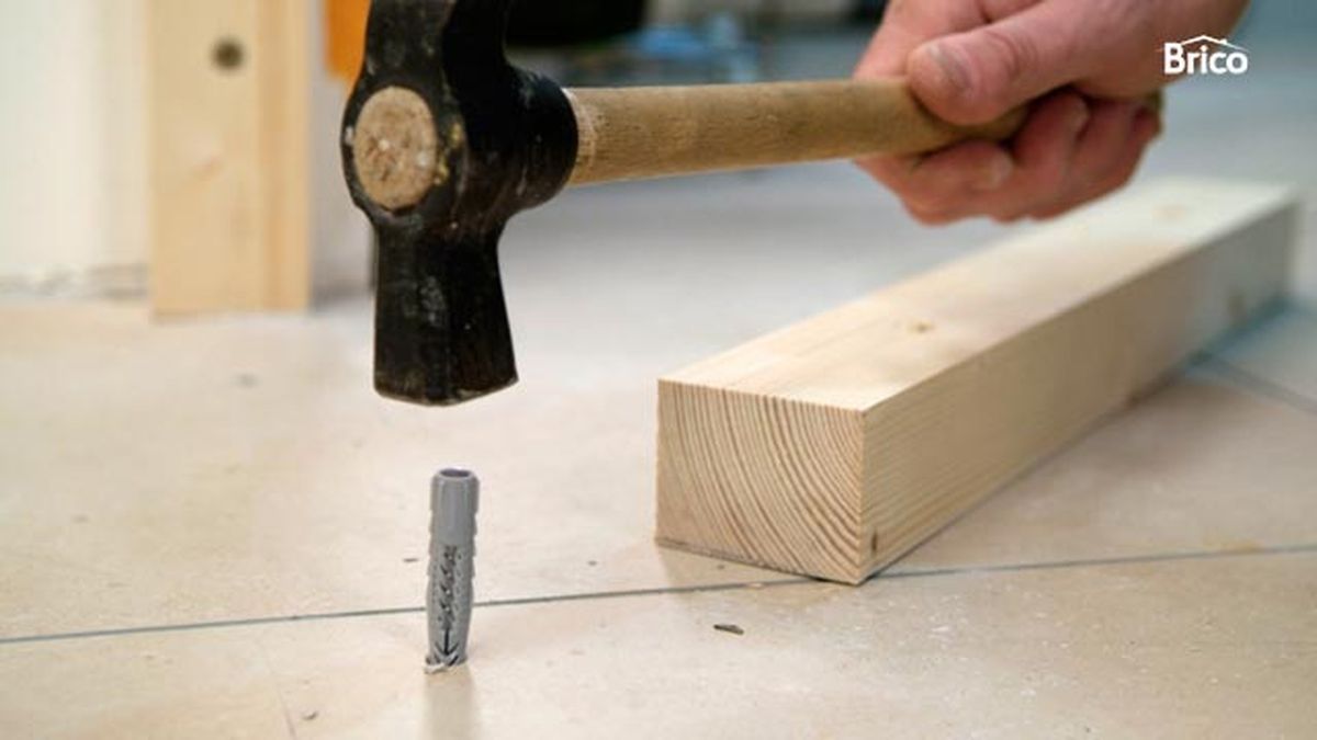 Tabique de madera paso 7