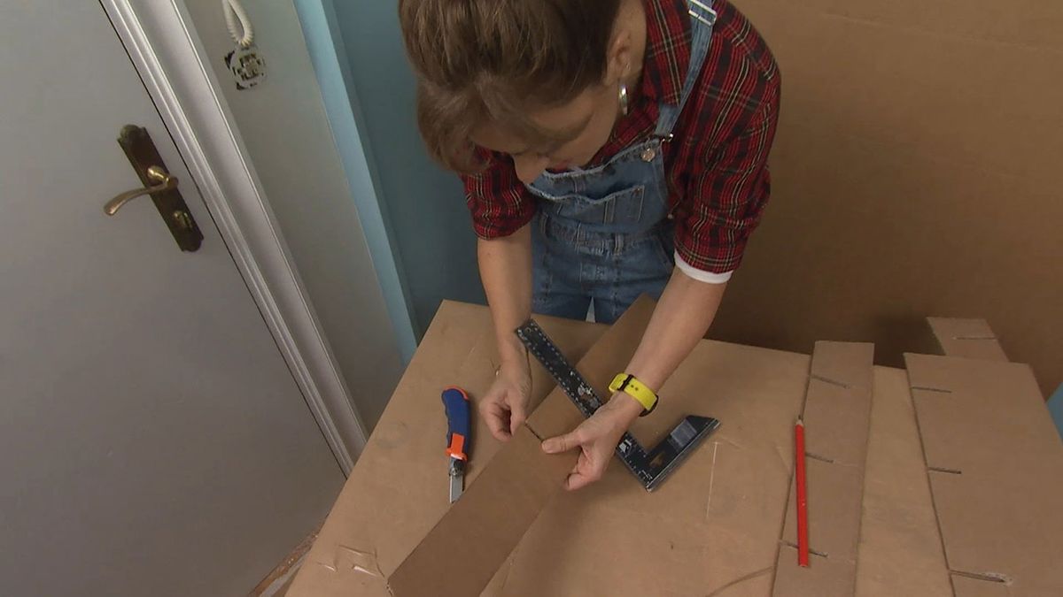 Deco752 Decorar recibidor pequeño con mueble carton paso 7