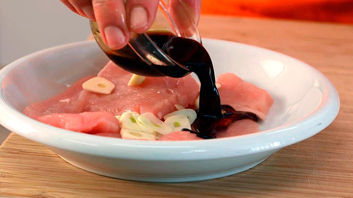 Receta de pavo a la plancha con arroz y verduras  paso 1