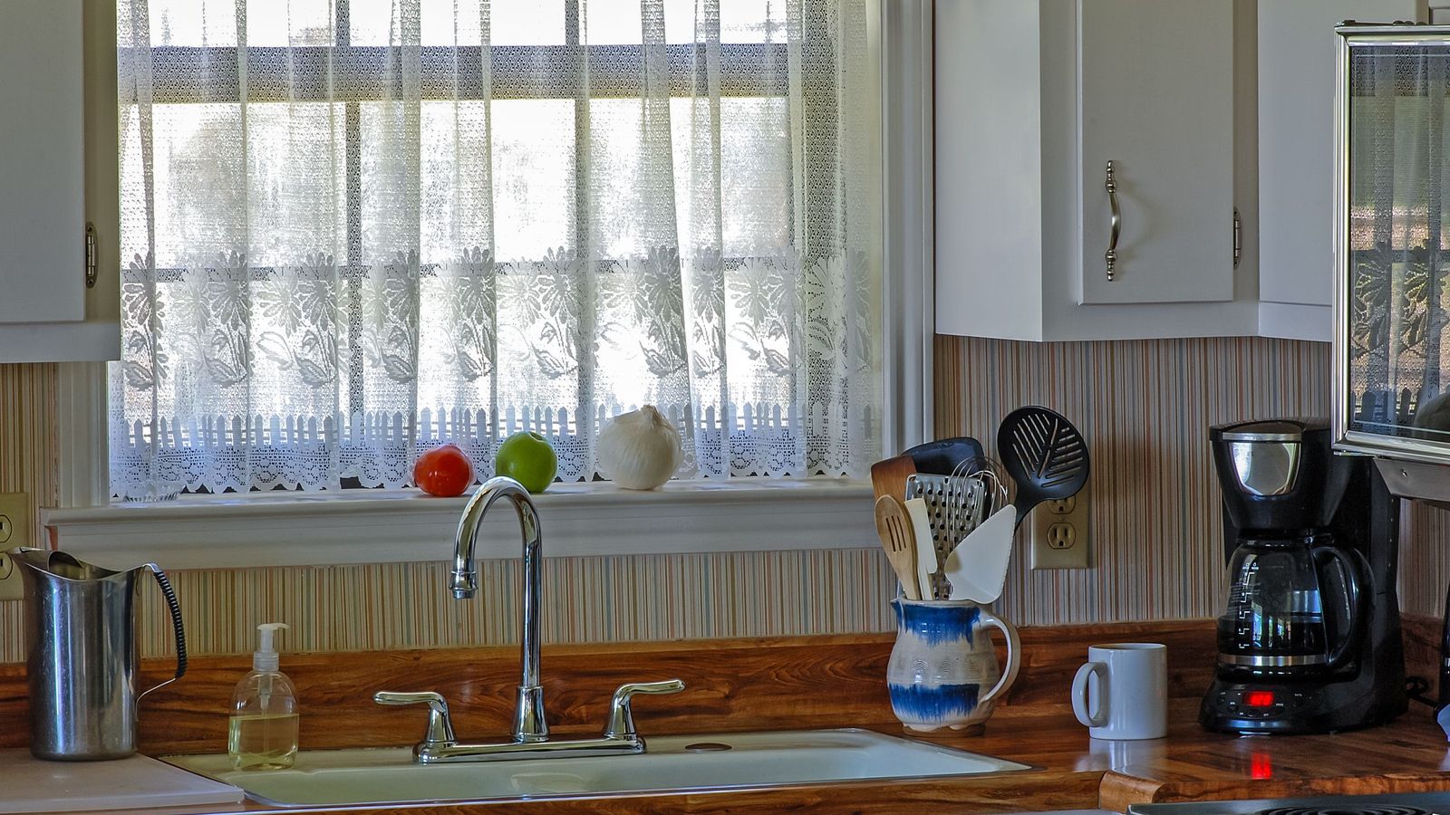 La cortinas de encaje son perfectas para espacios con luz natural
