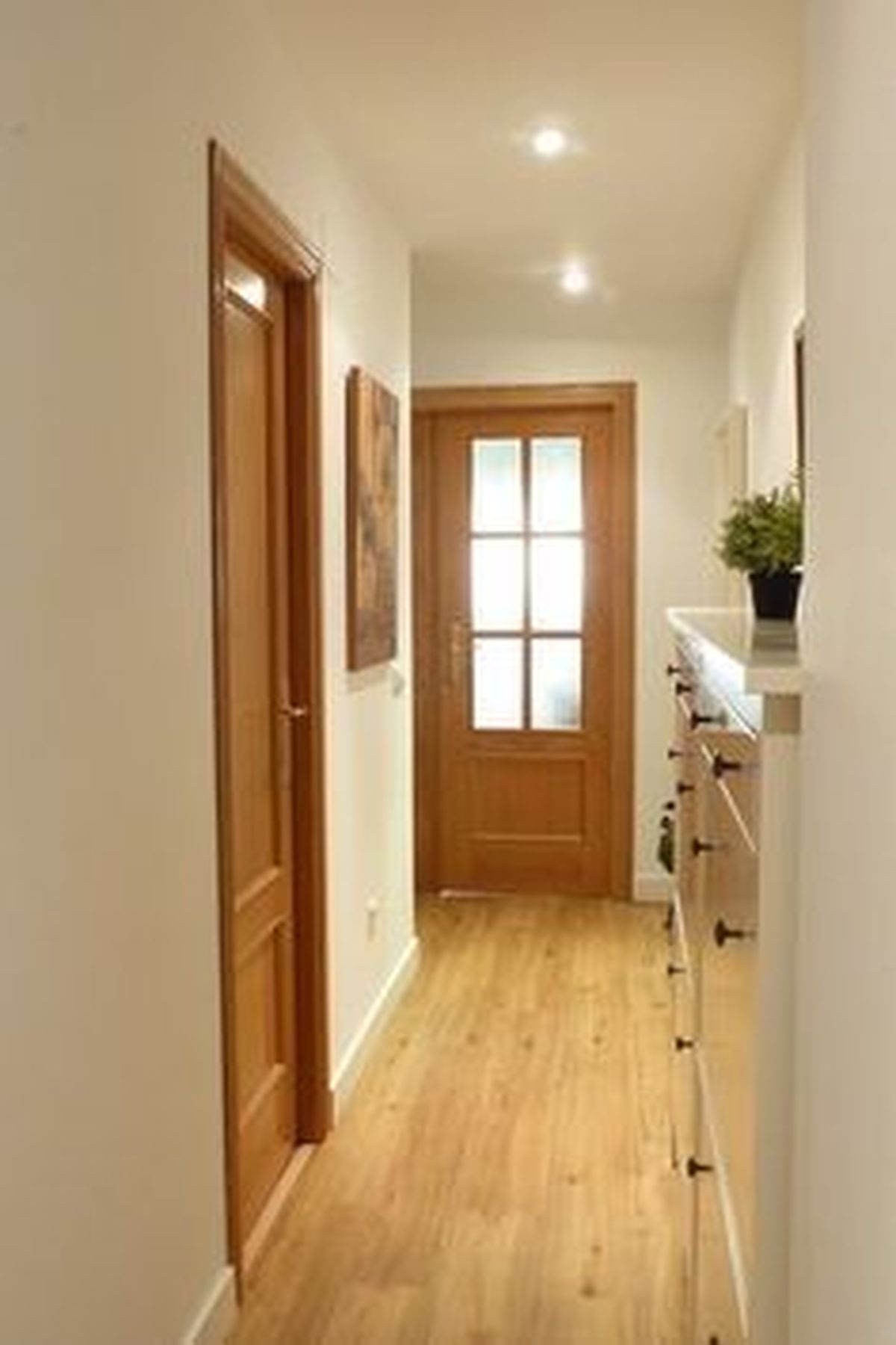 pasillo puertas marrones beige pinterest una pizca de hogar