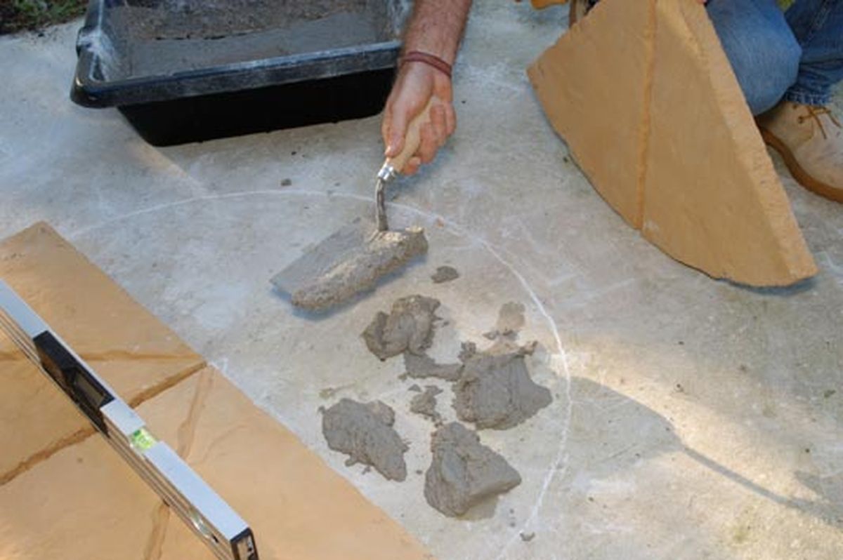 Enlosado decorativo para jardín paso 7