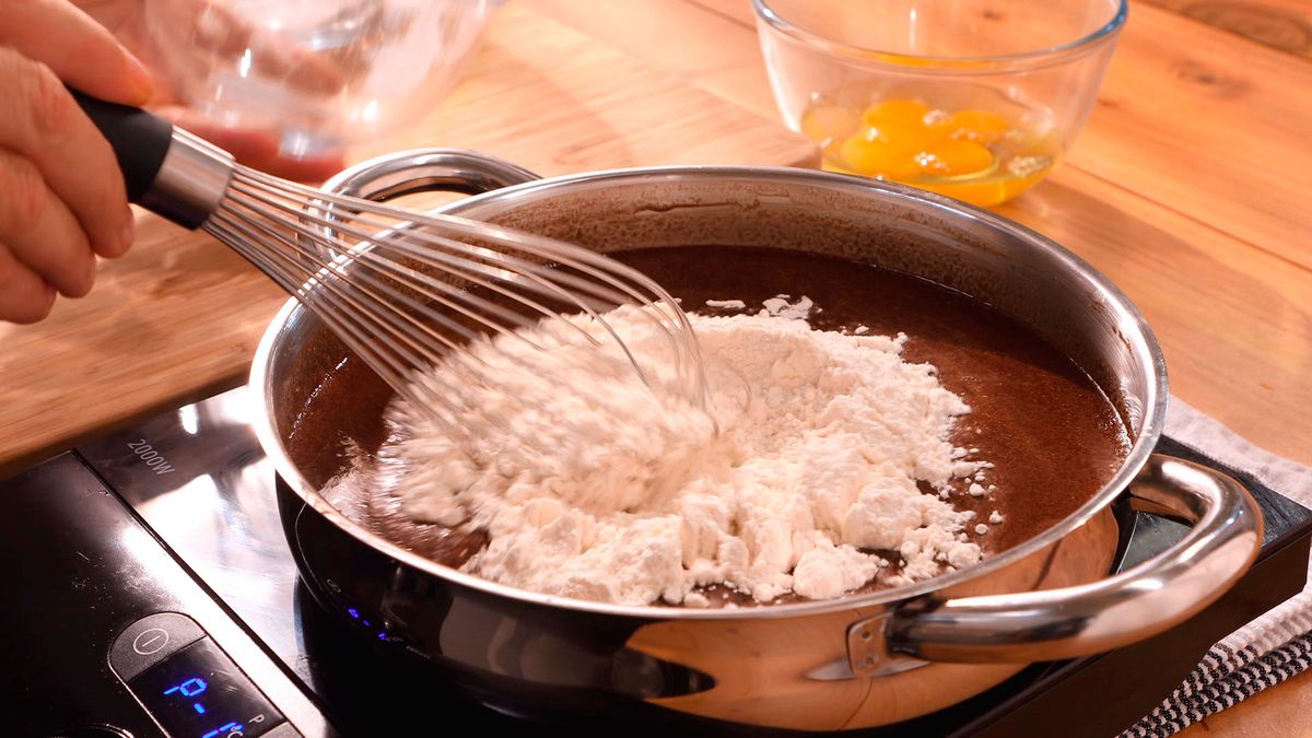 Brownie de chocolate   Paso 2