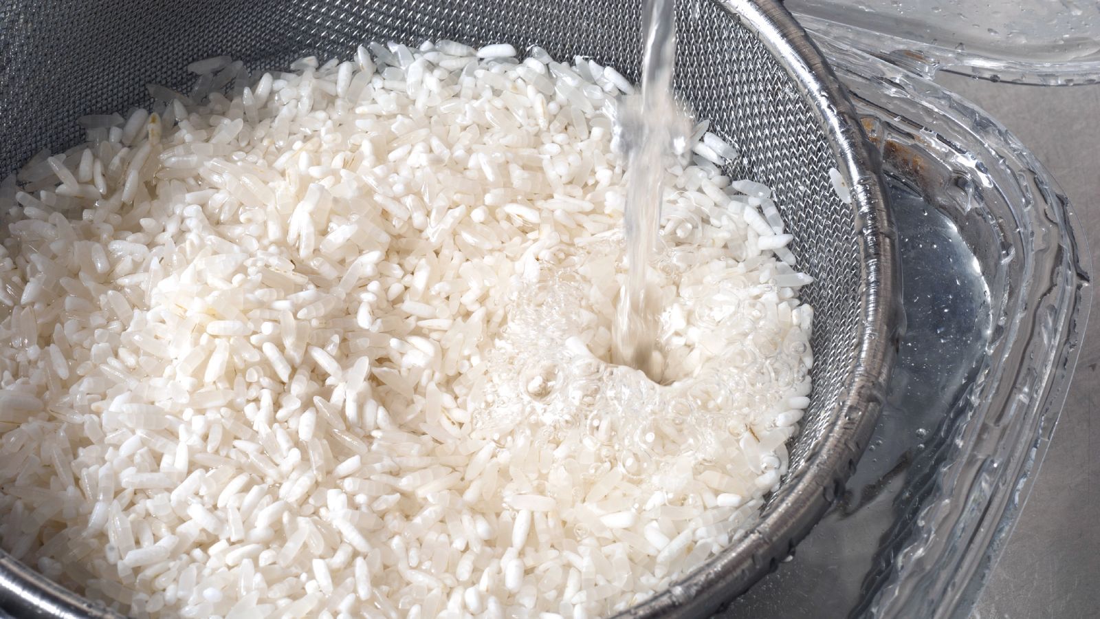 Lavar arroz