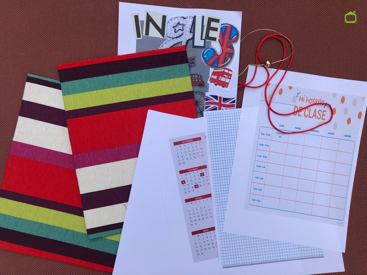 Organiza el interior del cuaderno adaptado a tus necesidades