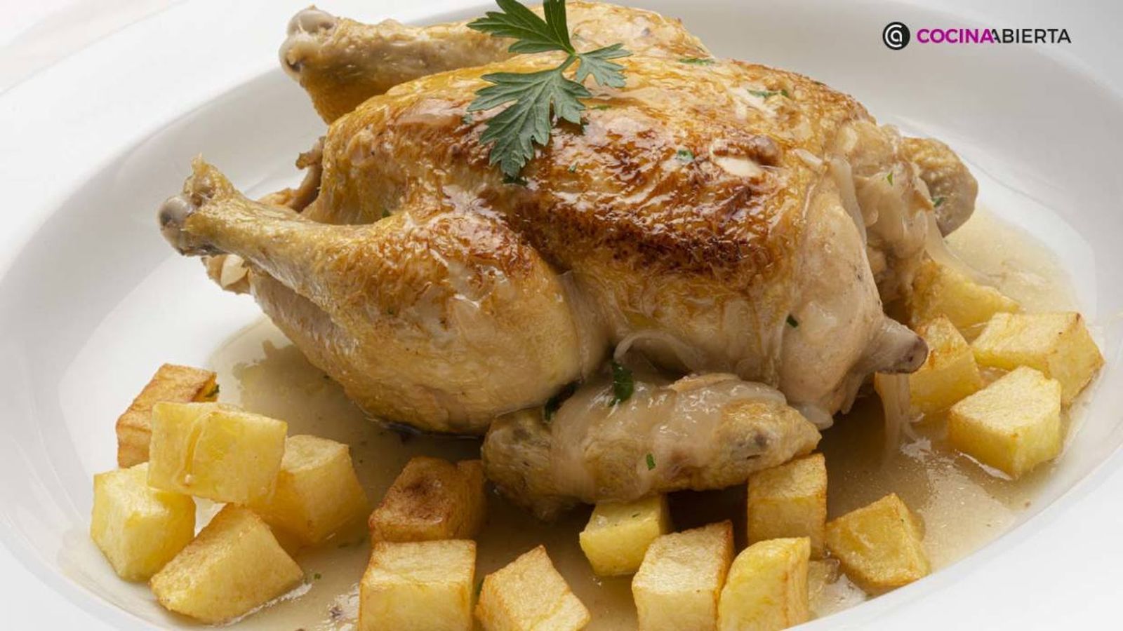 Picantones guisados en la cazuela con patatas ¡un sabroso y jugoso plato elaborado por Karlos Arguiñano!
