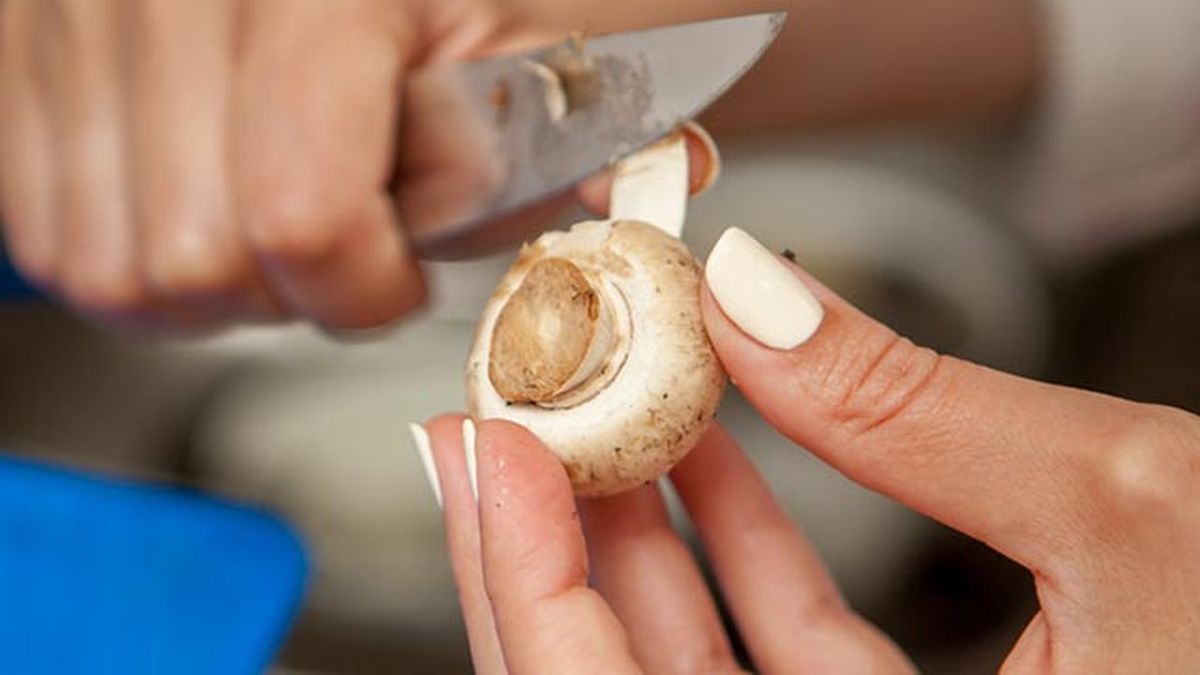Cómo limpiar los champiñones sin agua