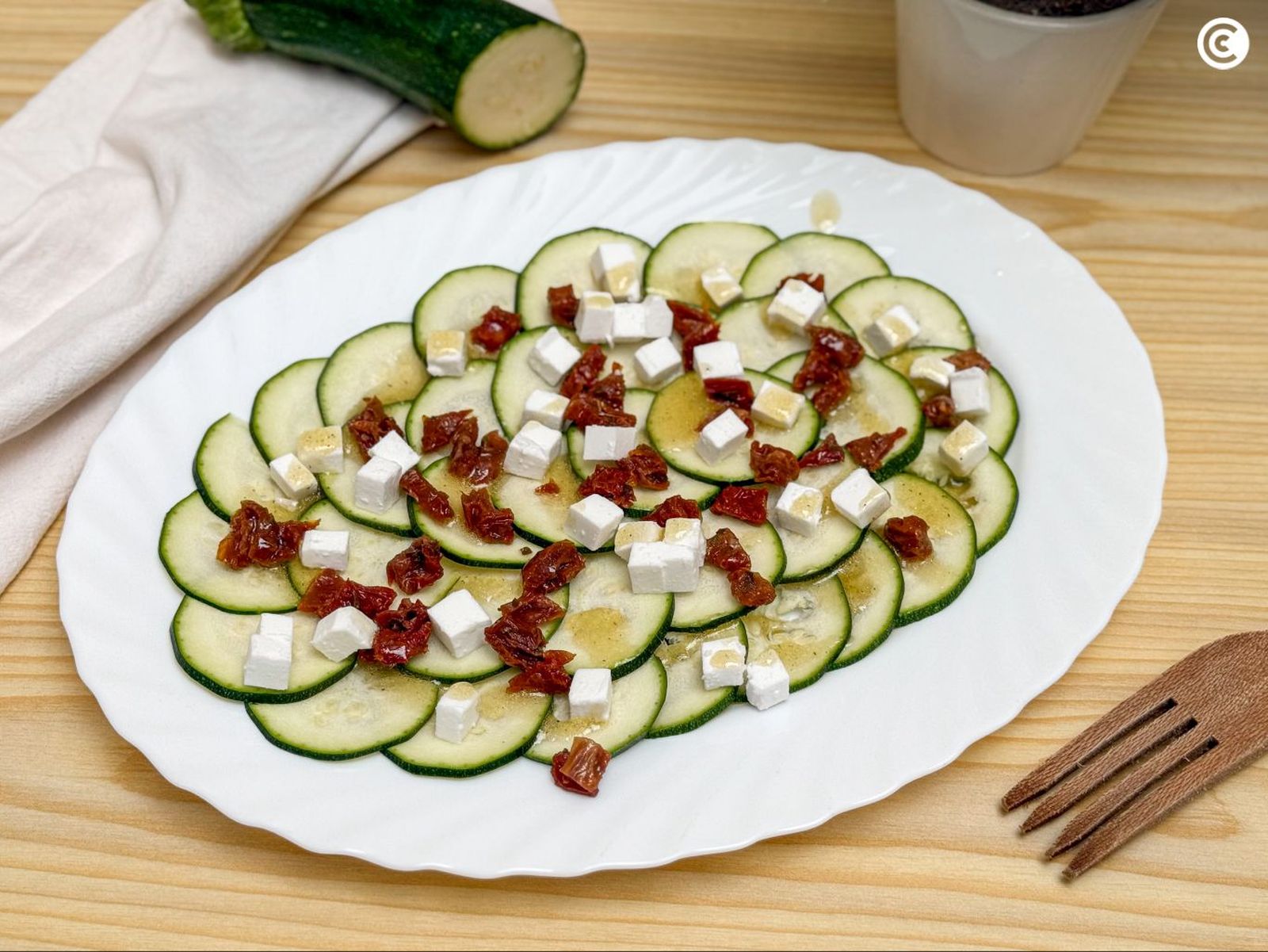 Carpaccio de calabacín
