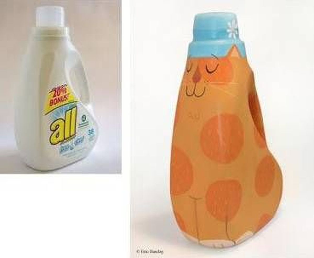 reutilizar envases plastico animales gatito pinterest pink stripey socks