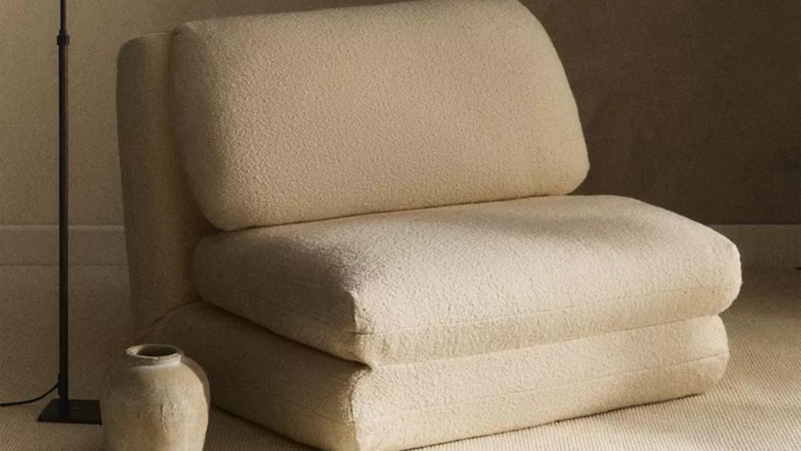 Sofá cama modular.