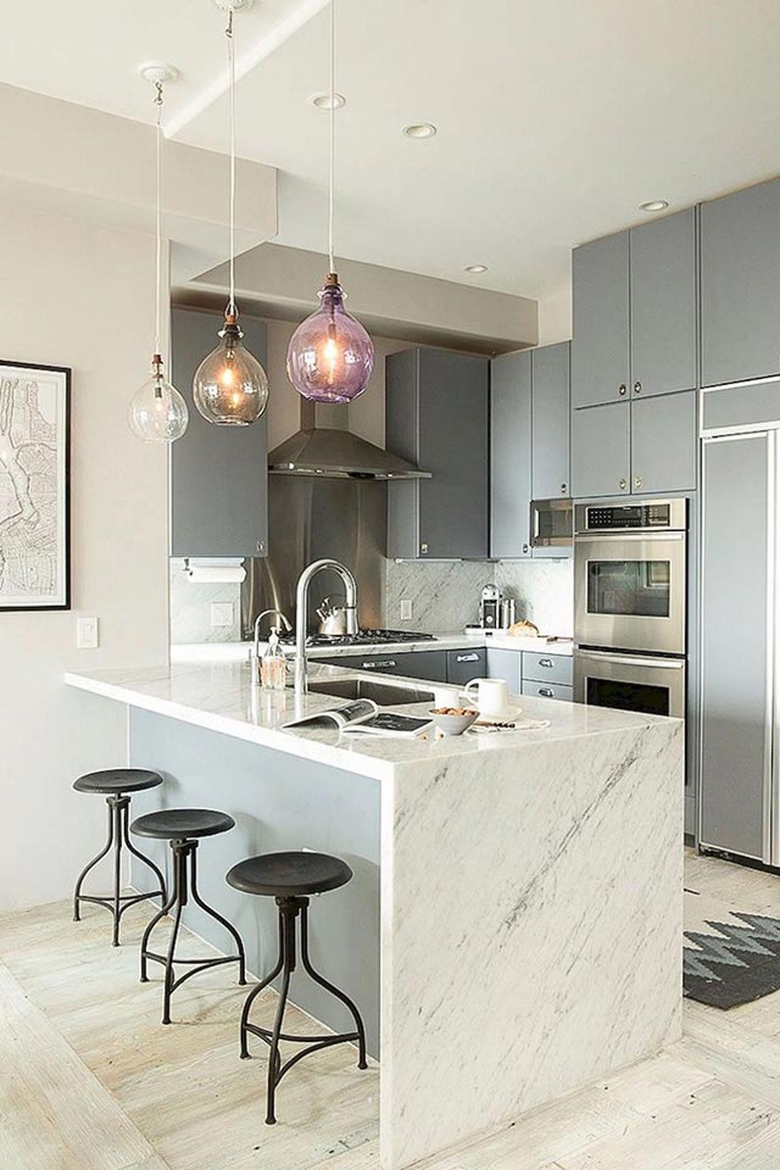Cómo decorar una cocina pequeña de estilo moderno 4 Cómo decorar una cocina pequeña de estilo moderno 4