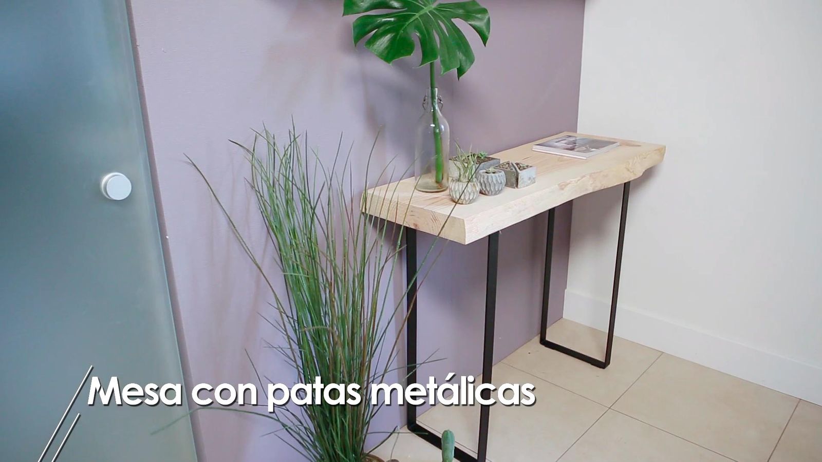 Hacer una mesa con patas metálicas Hacer una mesa con patas metálicas