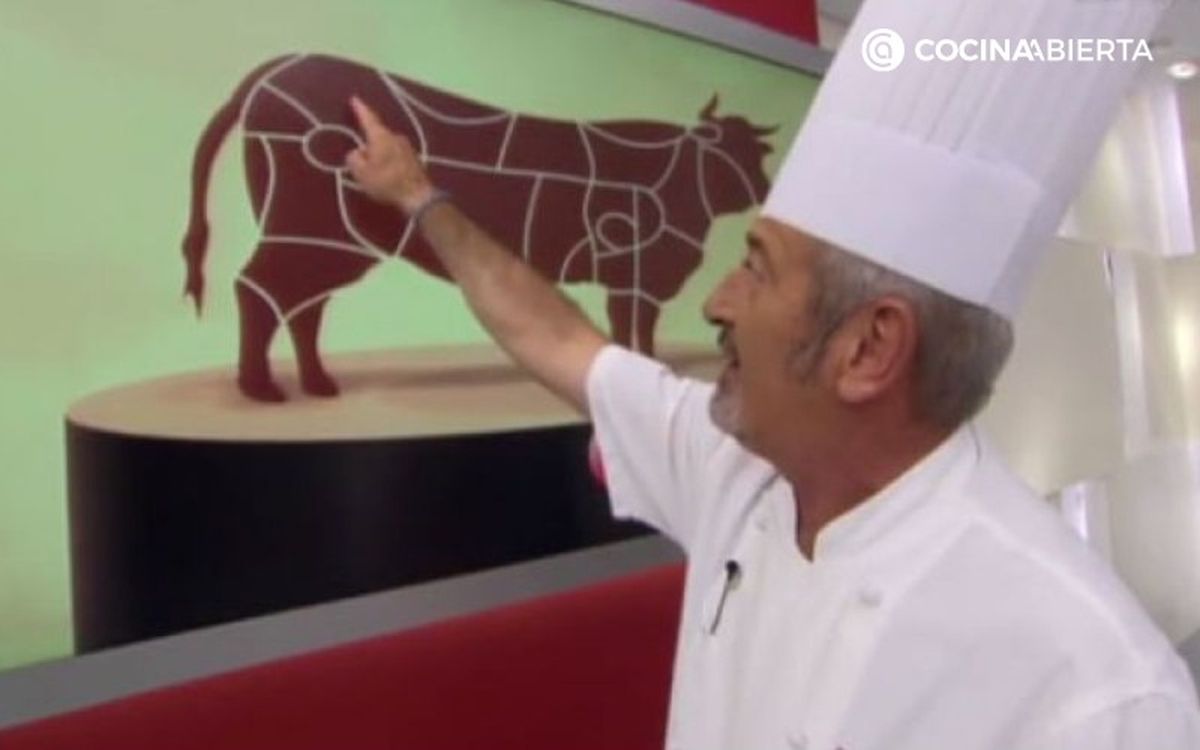 Karlos Arguiñano enseña dónde se encuentra el bocado de la reina