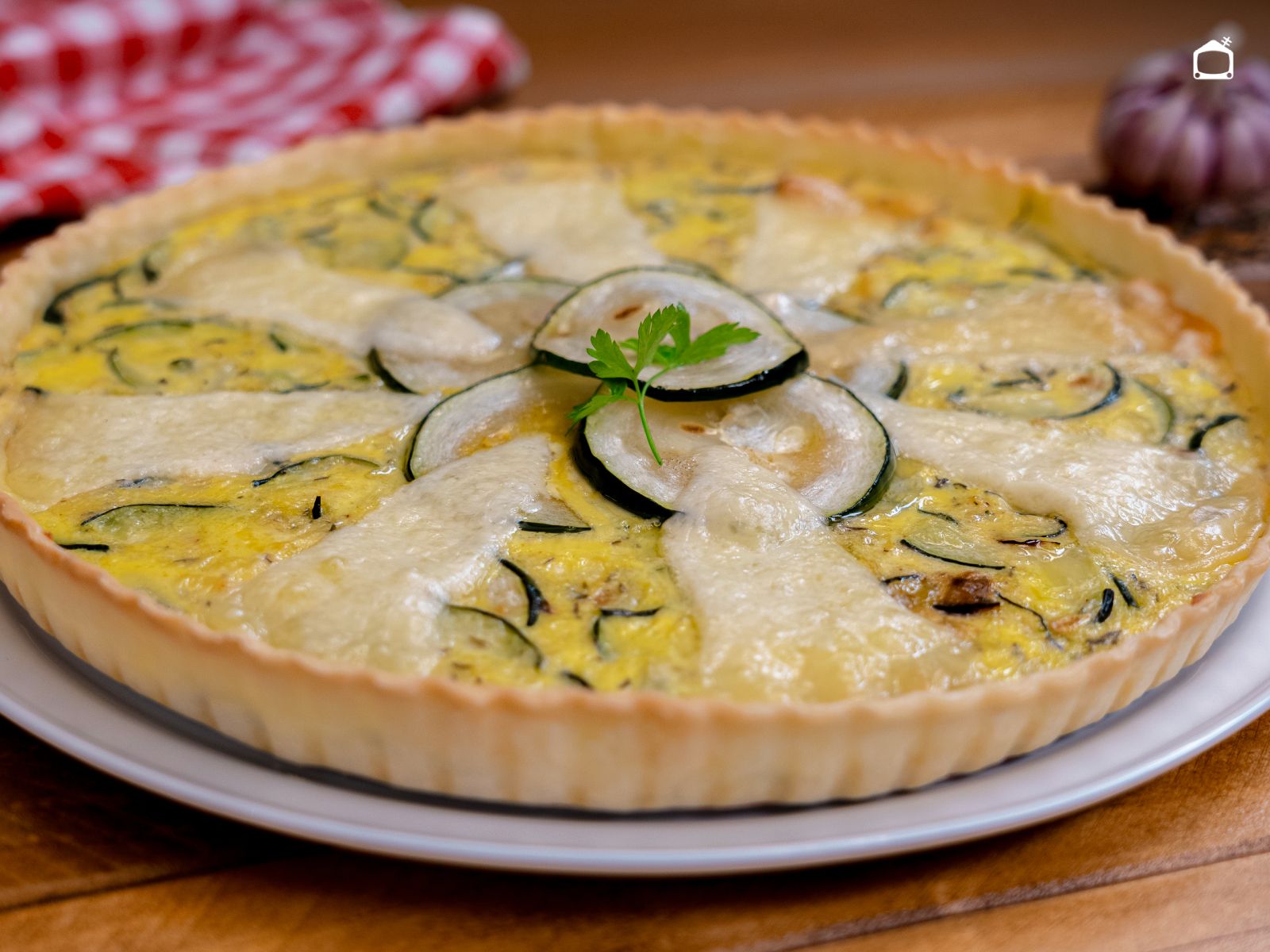 Receta de quiche de calabacín y queso