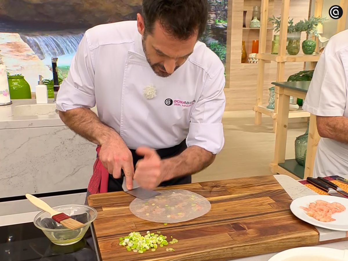 Gambas fritas con pico de gallo - paso 3