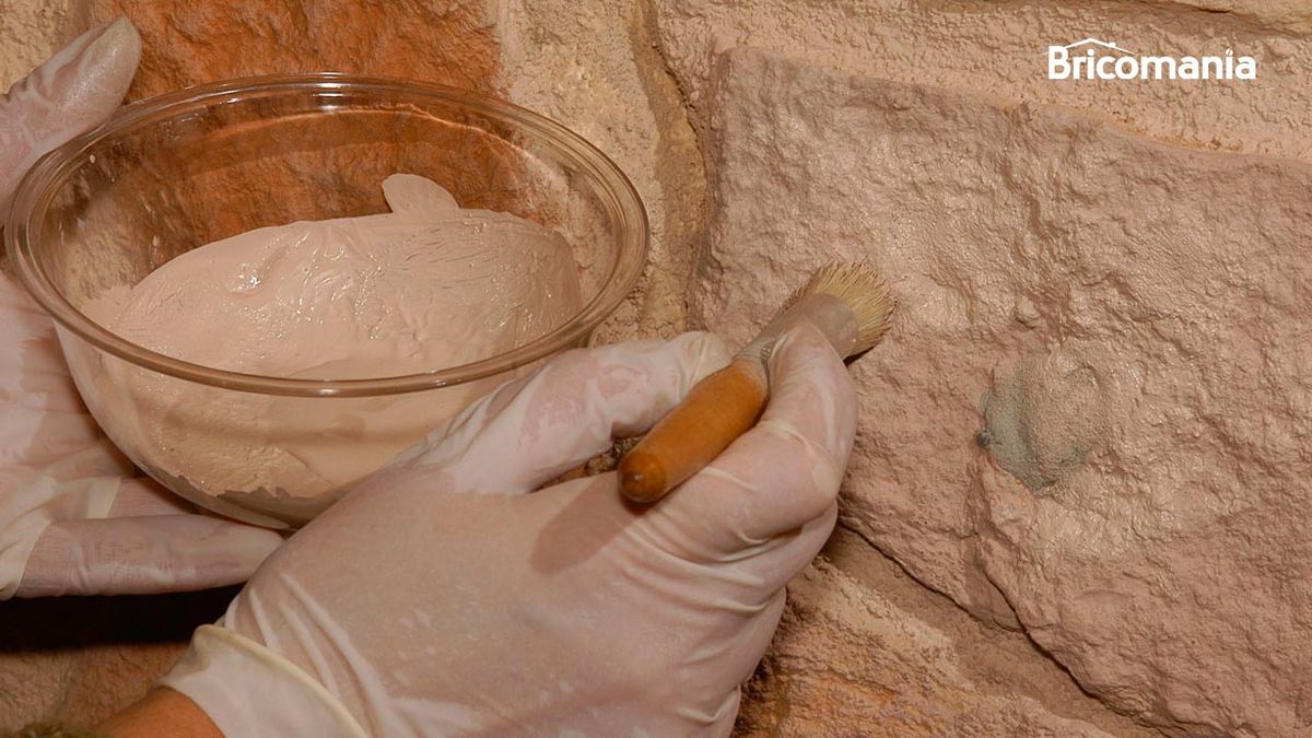 Restaurar falsa piedra