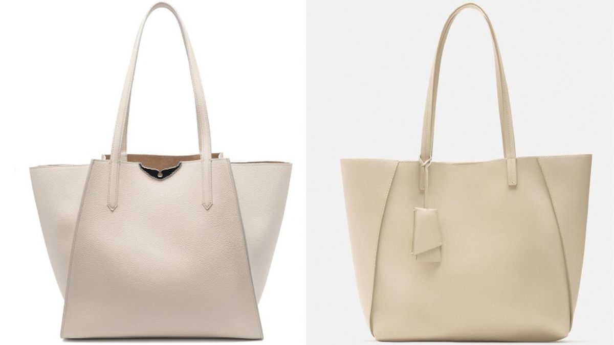 Shoppers de Zadig & Voltaire y Zara / Fotos: Farfetch y Zara