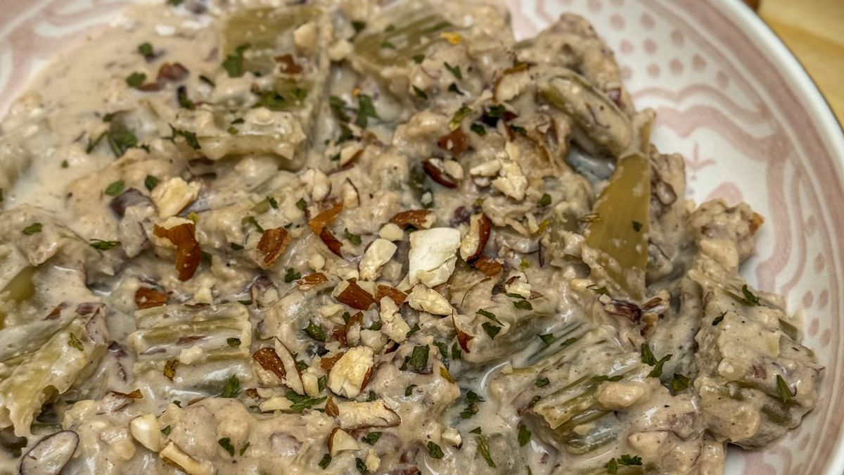 Almendras en salsa de almendras