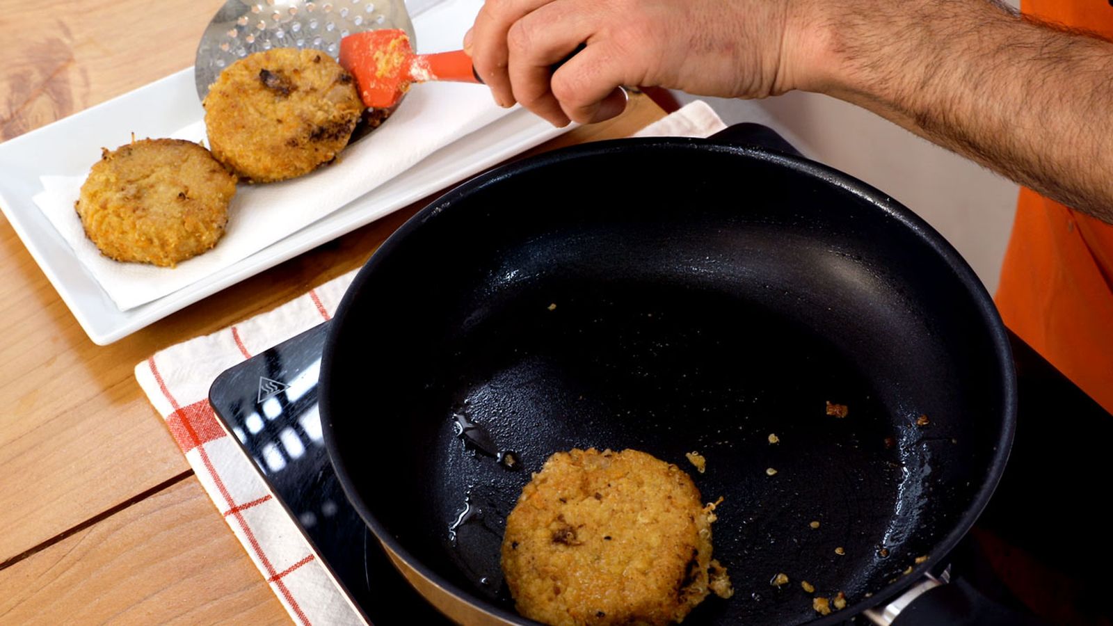 Receta de hamburguesas de quinoa paso 6 Receta de hamburguesas de quinoa paso 6