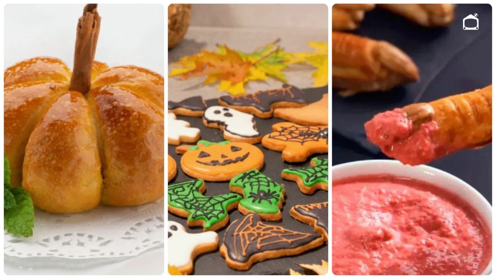 Una selección de recetas de Halloween: dedos de bruja, brioches de calabaza y galletas espeluznantes para que hagas en casa
