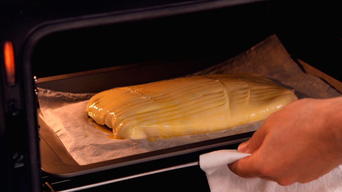 Salmón en hojaldre   Paso 4