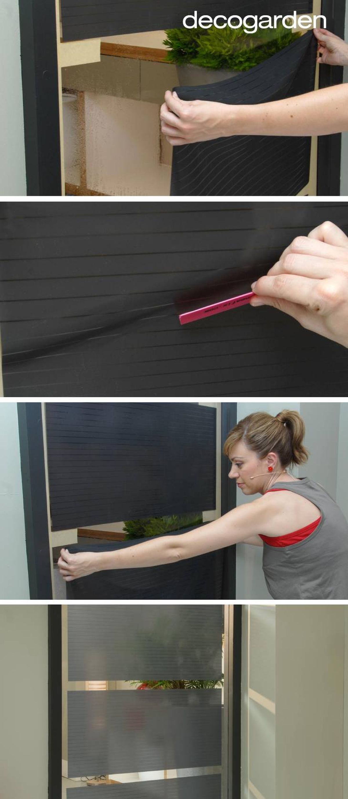 Paso a paso para colocar un vinilo en cristal.