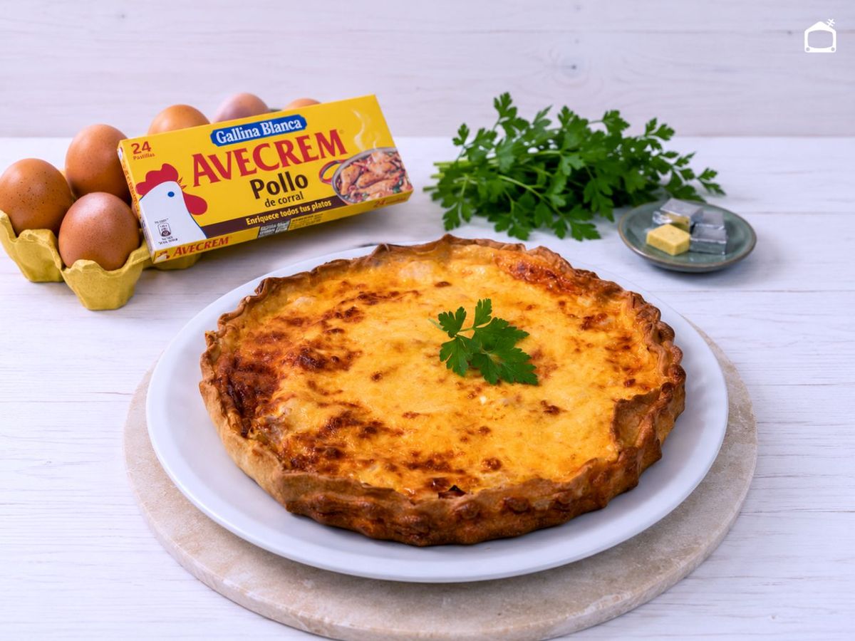 Receta de quiche de jamón y queso