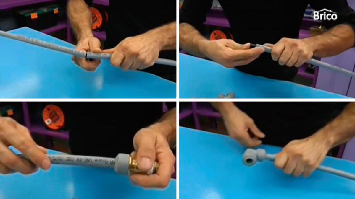 Pasos para instalar un grifo con conductores plásticos