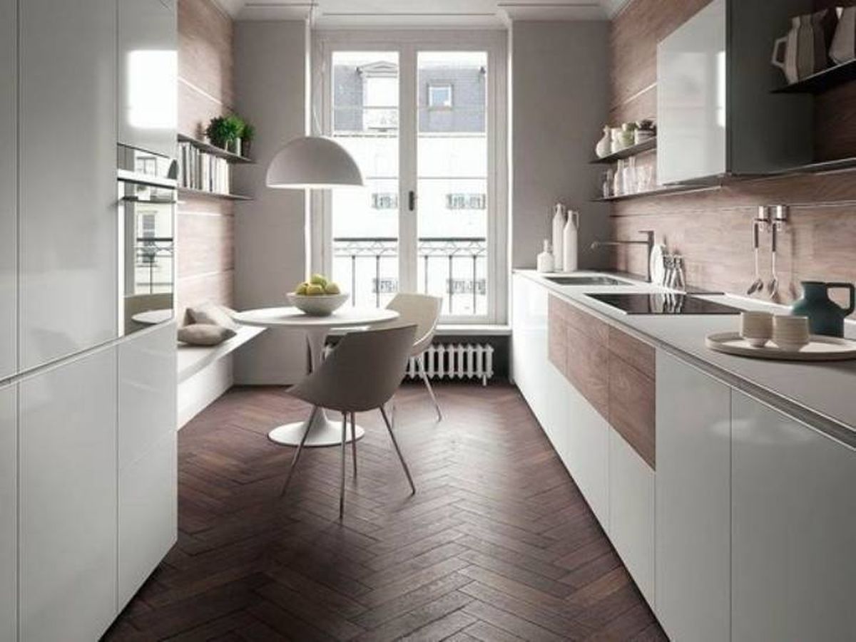 Ideas y consejos para distribuir de manera eficiente una cocina alargada 9