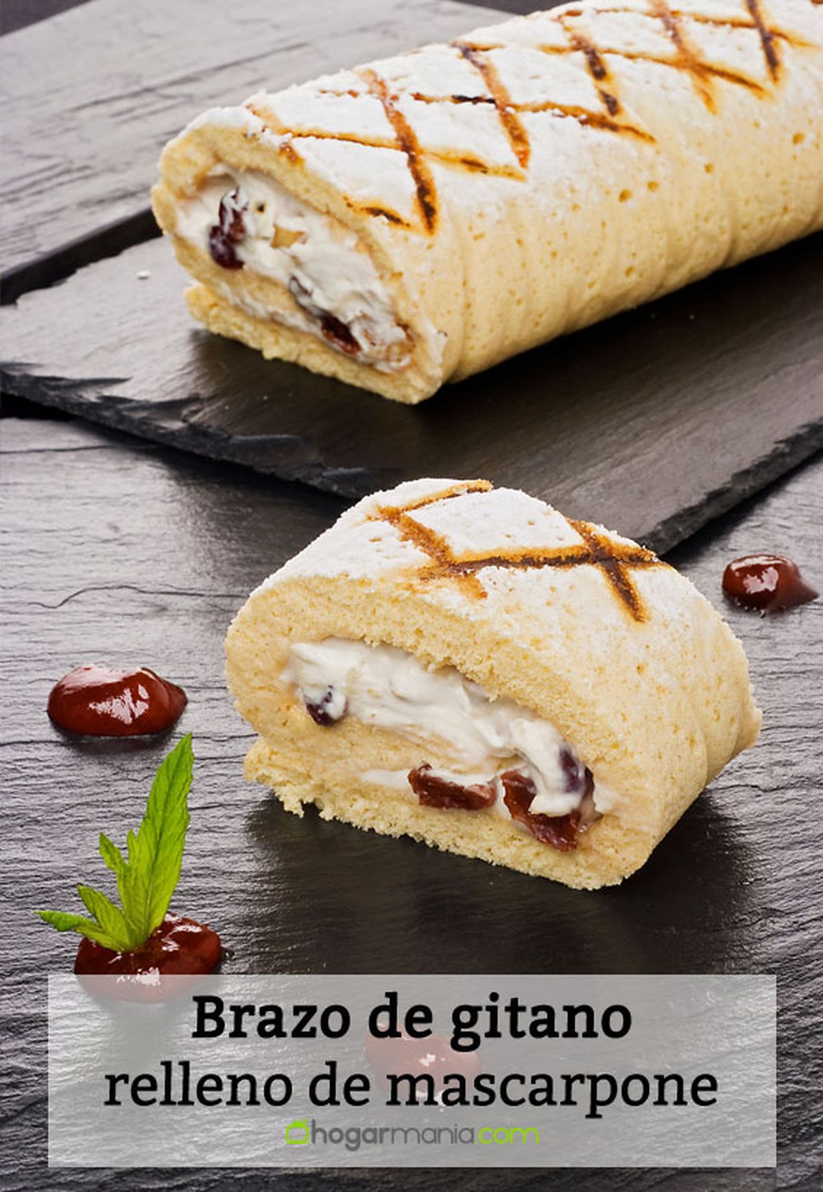 brazo gitano relleno mascarpone pin