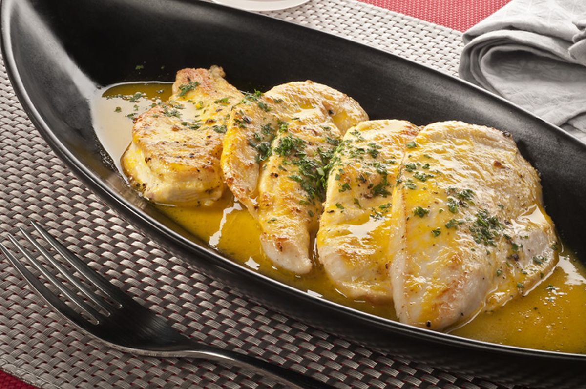 filetes pollo naranja