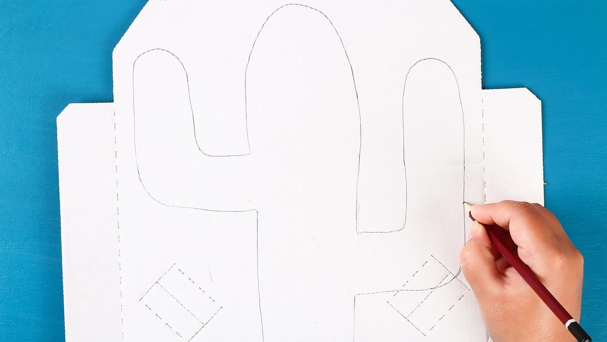 ideas creativas envolver regalos originales zanahoria cactus paso 1