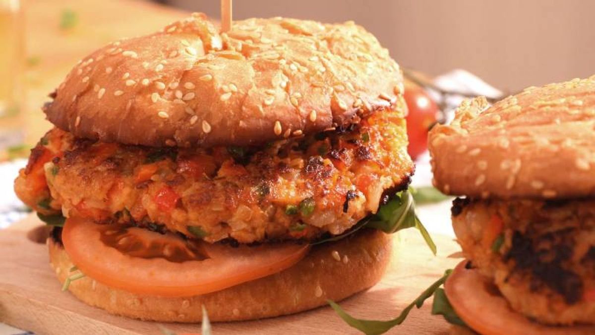La hamburguesa de soja es una opción saludable y sabrosa
