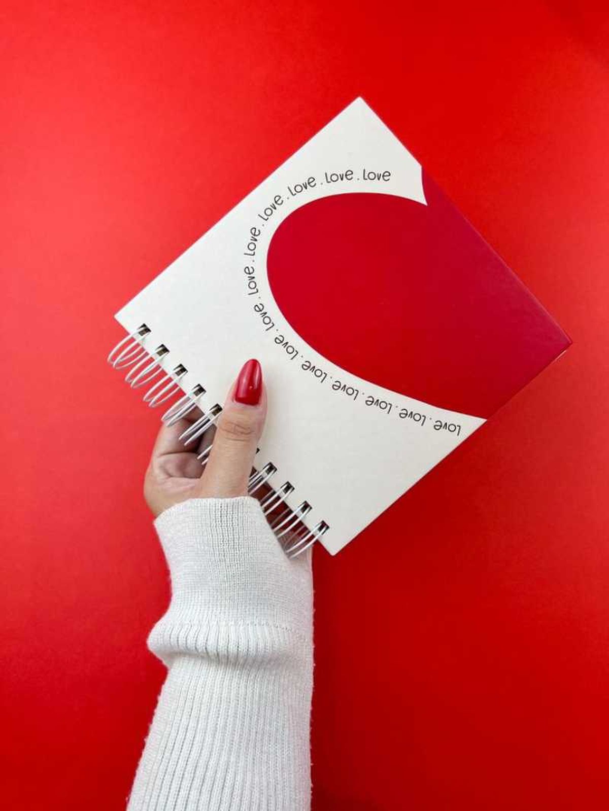 Álbum de fotos de San Valentín.