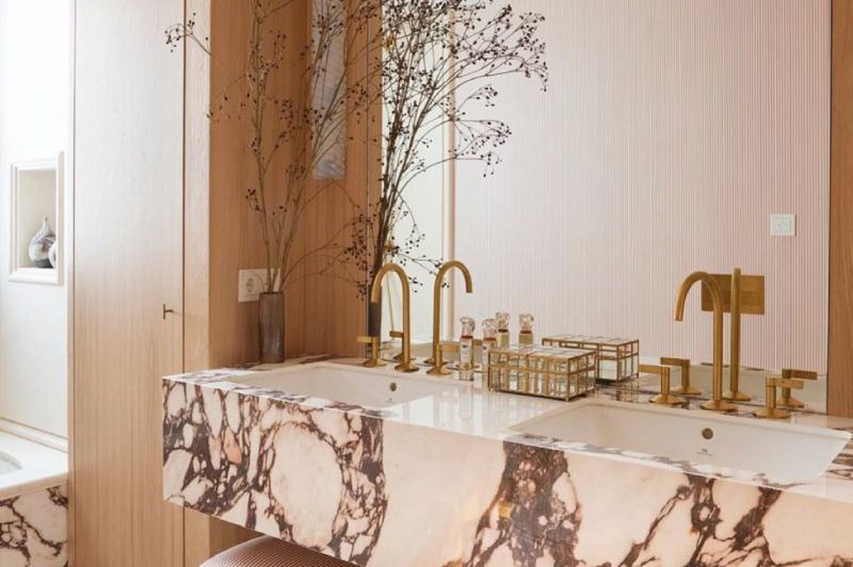 Baño principal de la casa de Tamara Falcó.