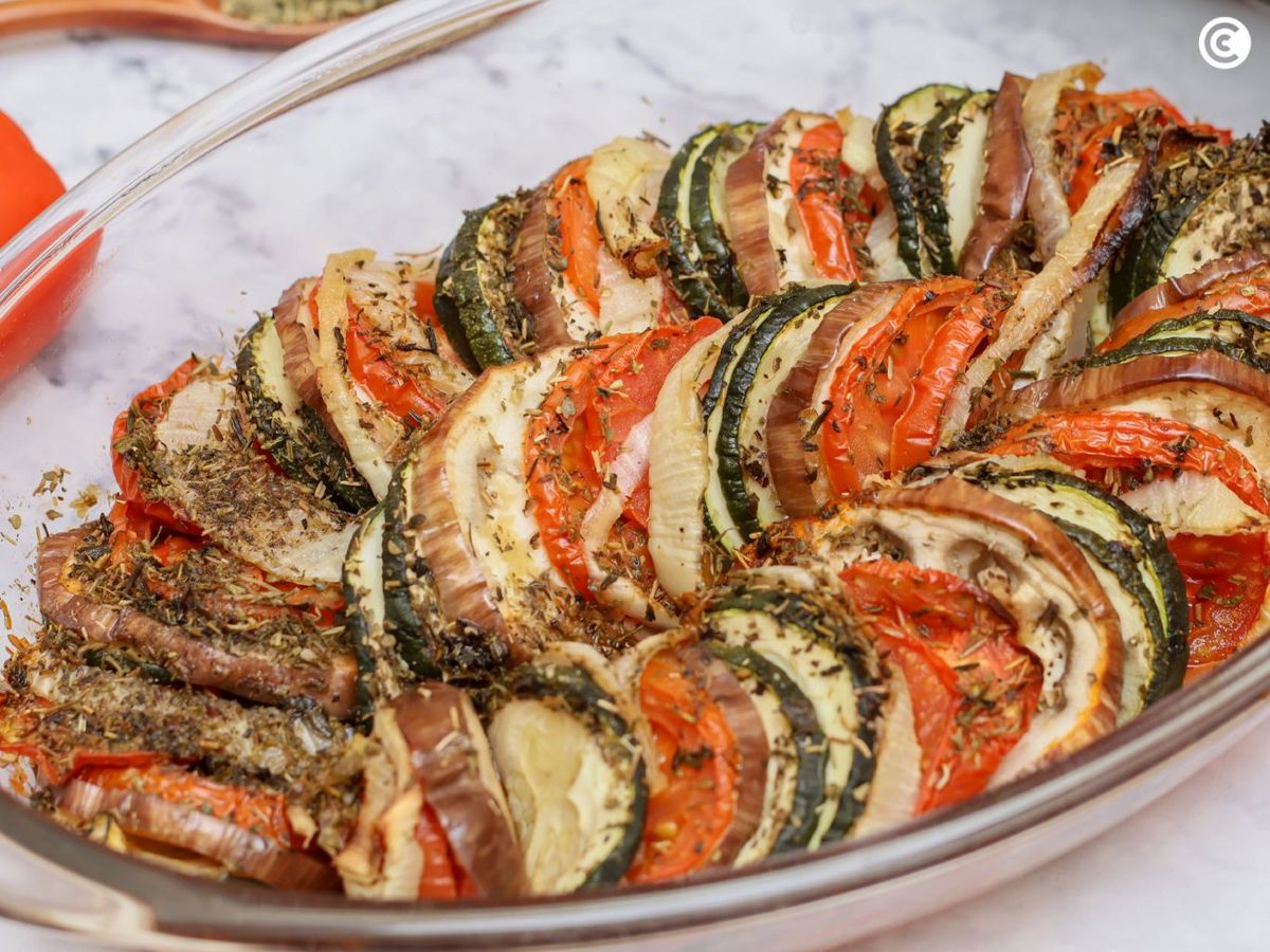 Tian de verduras al horno