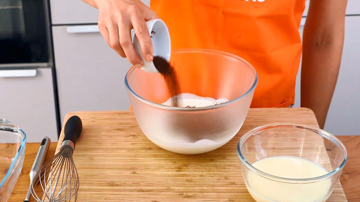 Receta de helado de café casero  paso 1