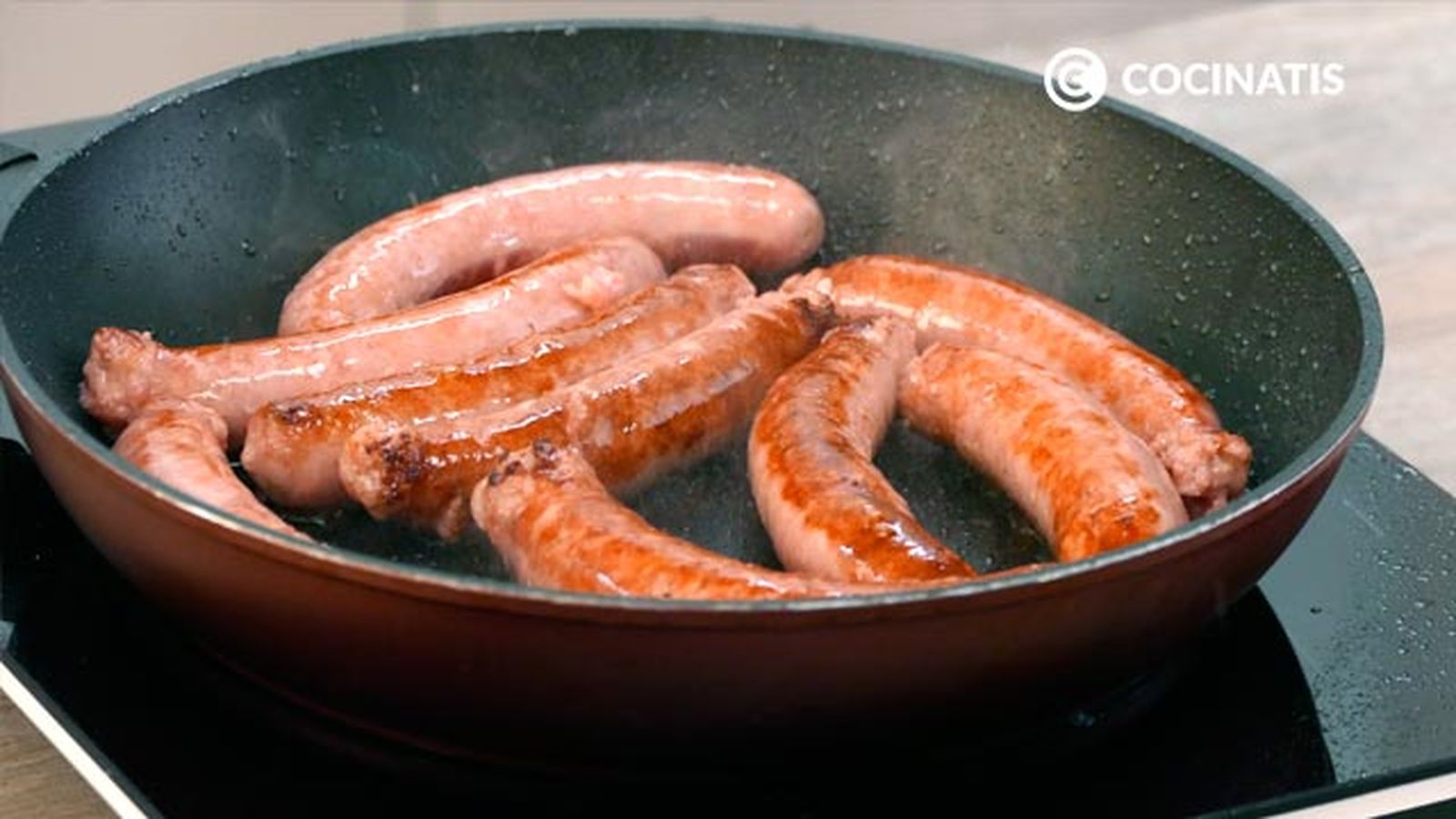 Receta de salchichas al vino blanco  paso 1