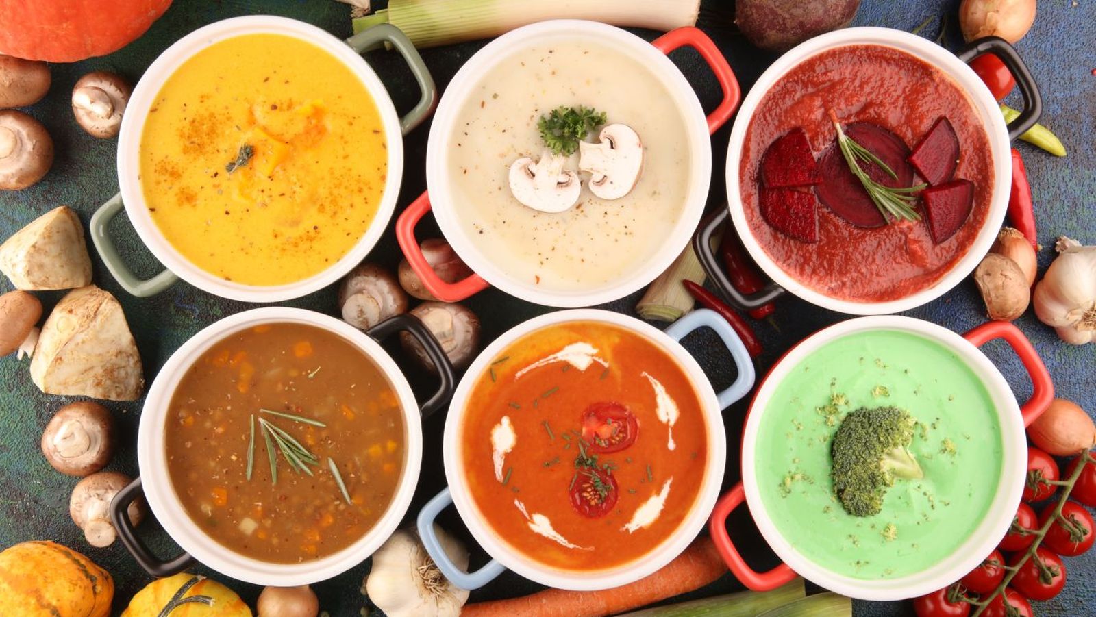 Sopas y cremas de otoño