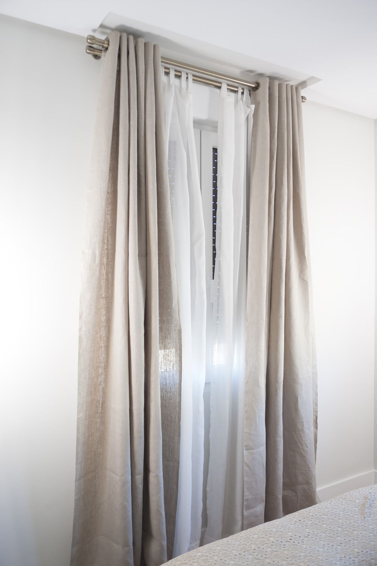 Barra de cortina doble   paso 9