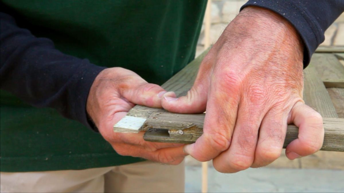 Adaptar rejilla de madera paso 6