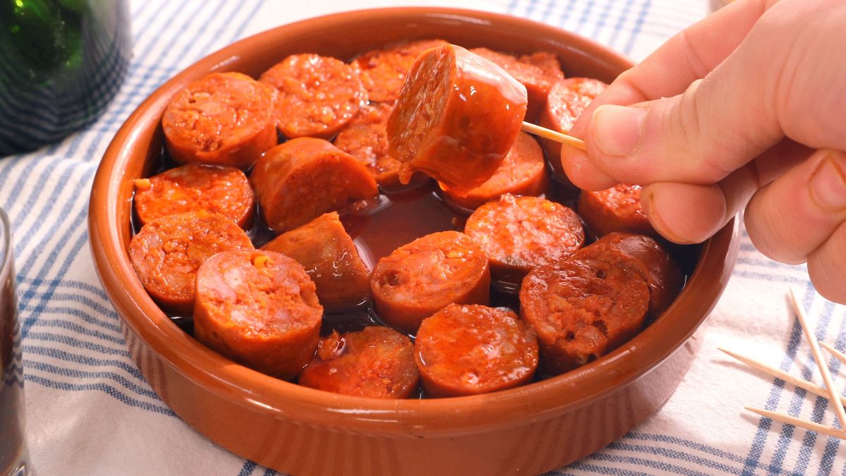 Receta chorizos a la sidra  paso 4