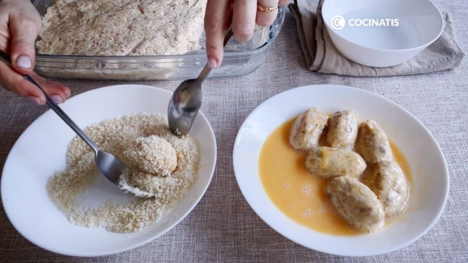 Rebozamos las croquetas de cocido Rebozamos las croquetas de cocido