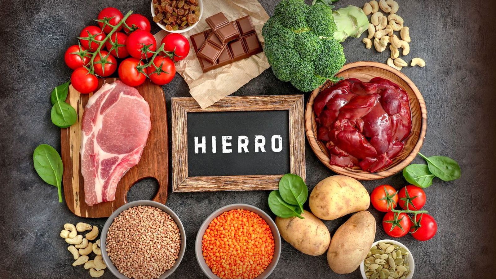 Alimentos ricos en hierro