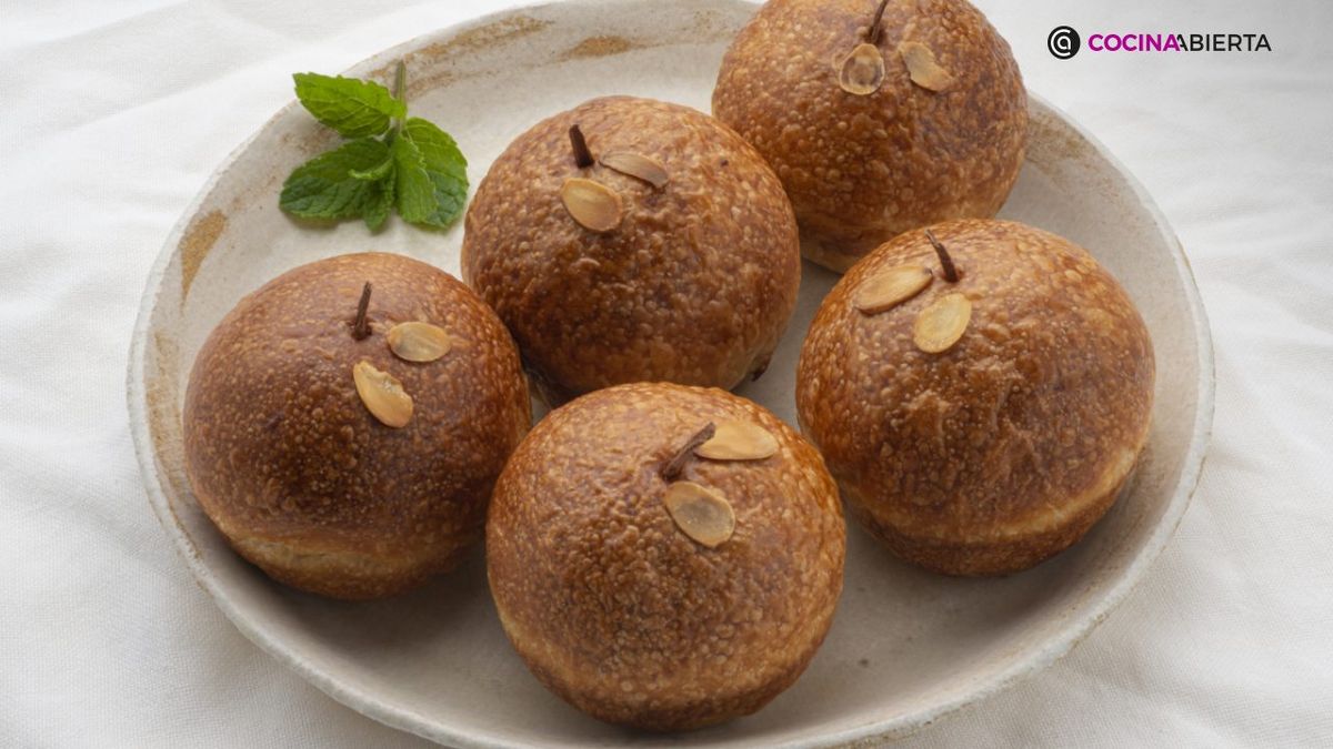 Los panecillos de manzana se pueden comer para desayunar, merendar o de postre