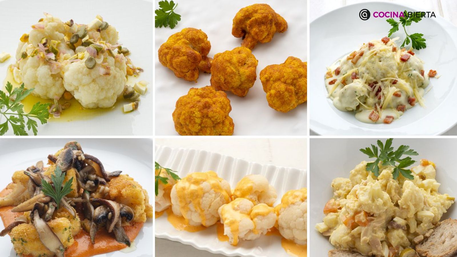 Recetas con coliflor para cenar de Karlos Arguiñano