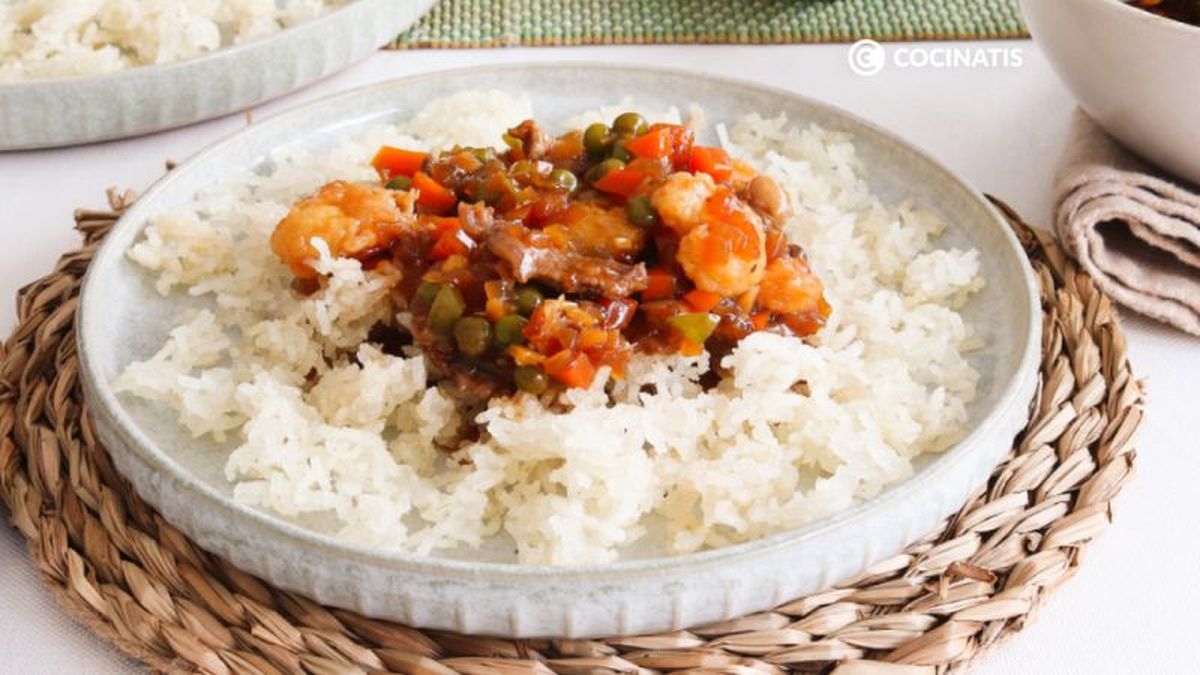 Plato de ku bak con gambas