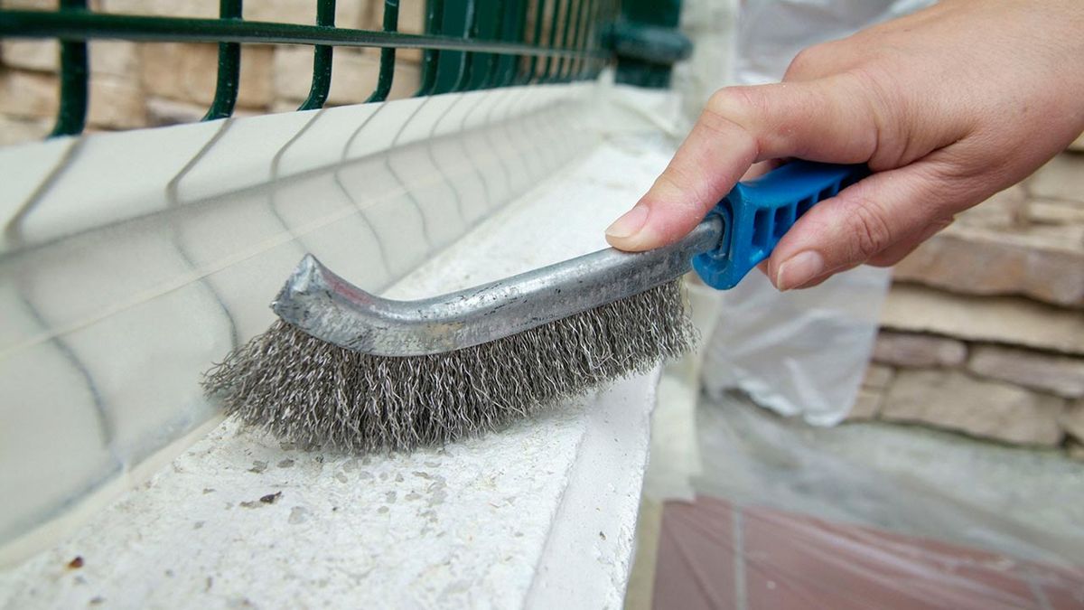 Pintar murete de exterior paso 2