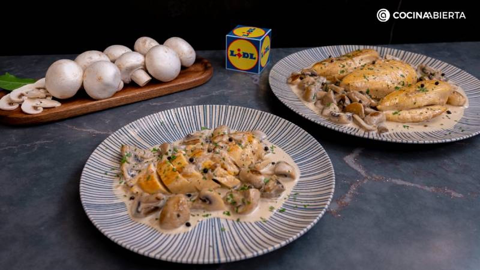 pollo con champinones y nata receta paso5 pollo con champinones y nata receta paso5