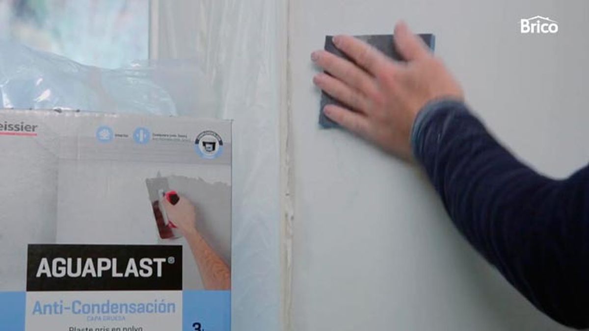 Eliminar humedad por condensación en pared de cocina paso 8